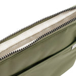 laptop sleeve nylon padded olive green interior  laptop #olive