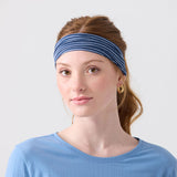 Non Slip Cloth Comfort Soft Workout Women Headbands 4 Inch One Size Lilac Stripe #lilac_stripe