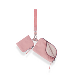 Mona Wristlet blush dual pouch wristlet purse with key lanyard #blush