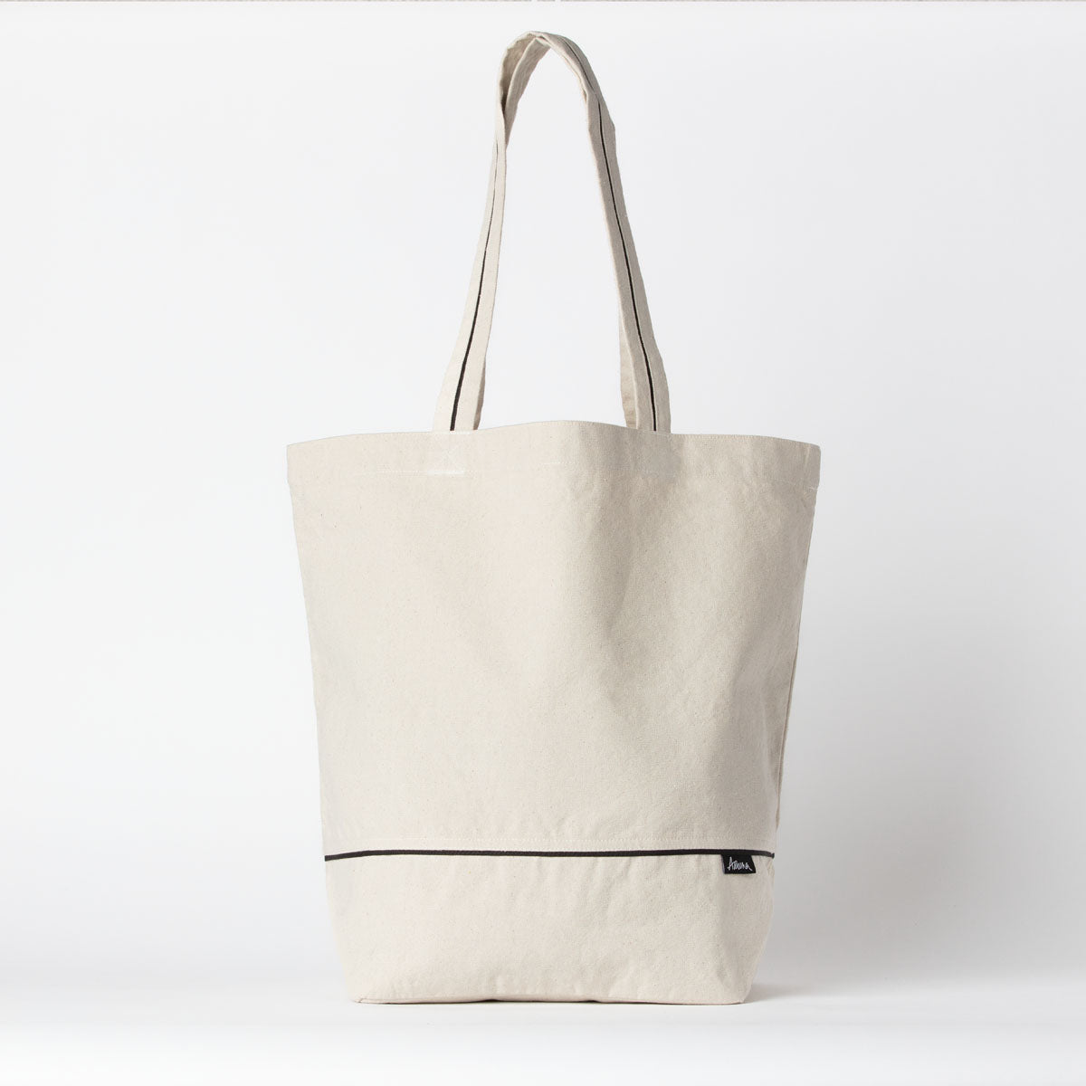 natural cotton canvas tote bag #solid