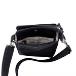 Lightweight travel crossbody wallet – ideal for passports, cards, and cash #black
