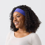 Non Slip Cloth Comfort Soft Workout Women Headbands 4 Inch One Size Violet Sketch Lines #violet_sketch_lines