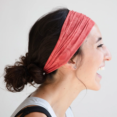 Rita Non Slip Cloth Comfort Soft Workout Women Headbands Burnt Sienna Mehendi #burnt_sienna_mehendi