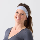 Non Slip Cloth Comfort Soft Workout Women Headbands 4 Inch One Size Gray Brushstrokes #gray_brushstrokes