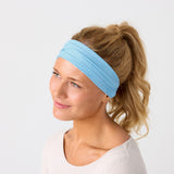 Reshma Non Slip Cloth Comfort Soft Workout Women Headbands Blue Aura #blue_aura