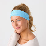 Reshma Non Slip Cloth Comfort Soft Workout Women Headbands Blue Aura #blue_aura
