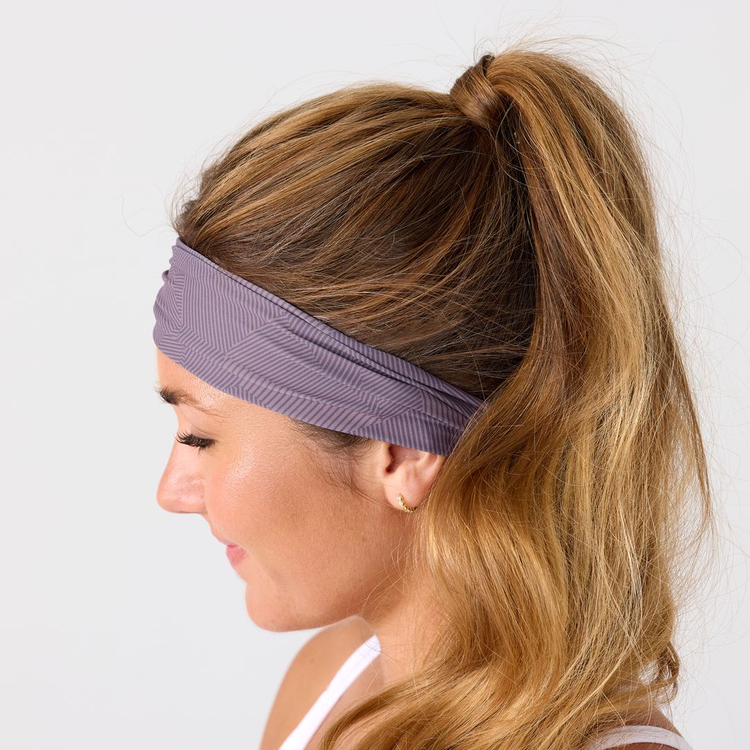 Reshma Non Slip Cloth Comfort Soft Workout Women Headbands Cocoa #cocoa