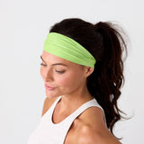 Reshma Non Slip Cloth Comfort Soft Workout Women Headbands Lime #lime