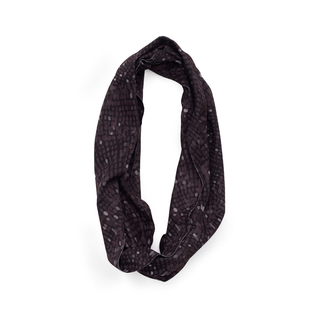 Rita Non Slip Cloth Comfort Soft Workout Women Headbands Black Gray Mosaic #black_gray_mosaic