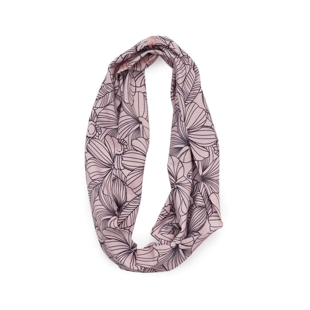 Rita Non Slip Cloth Comfort Soft Workout Women Headbands Pink Floral #pink_floral