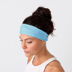 Rita Non Slip Cloth Comfort Soft Workout Women Headbands Blue Aura #blue_aura