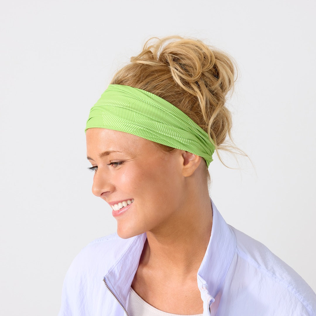 Rita Non Slip Cloth Comfort Soft Workout Women Headbands Lime #lime