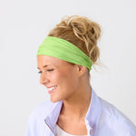 Rita Non Slip Cloth Comfort Soft Workout Women Headbands Lime #lime