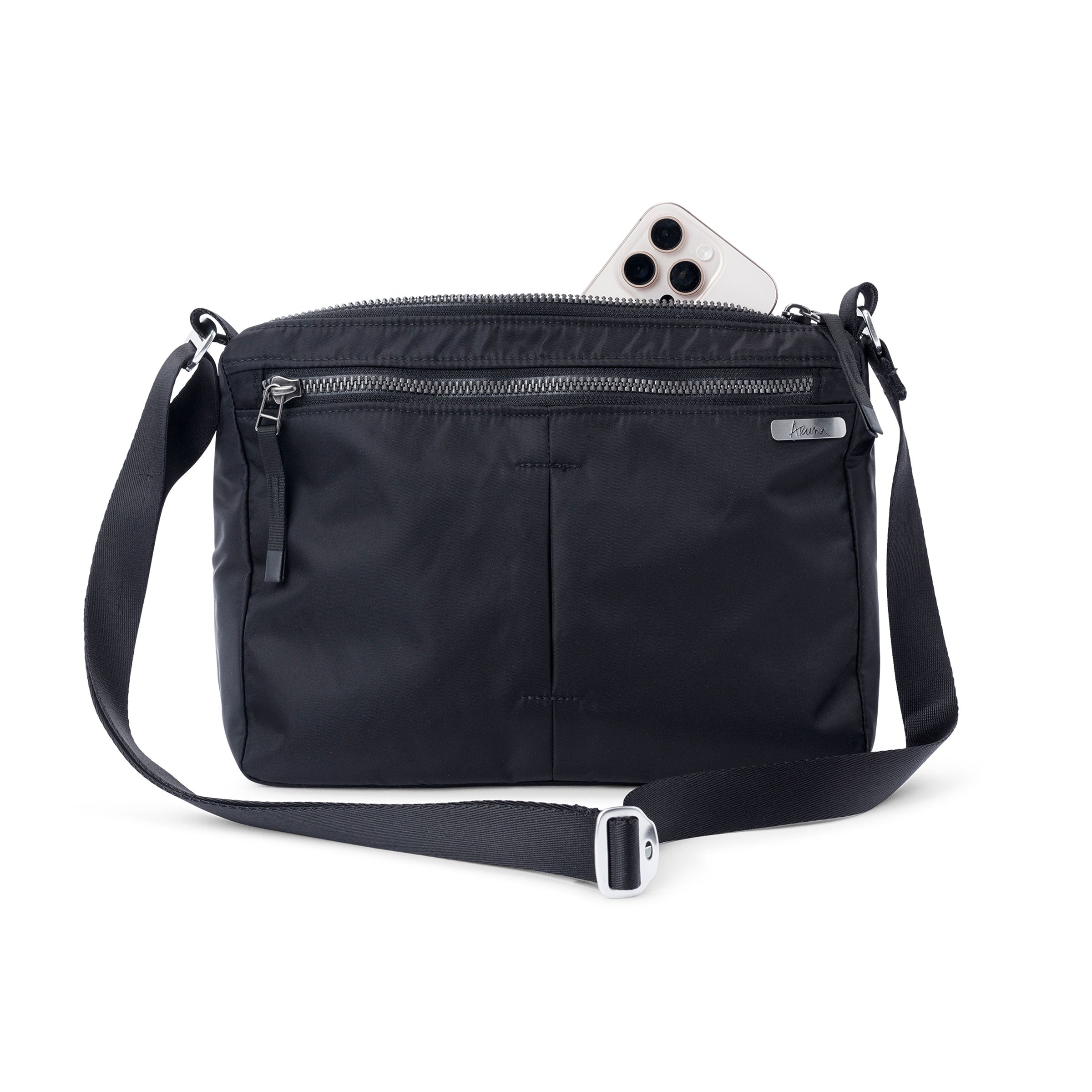 crossbody canvas purse #black