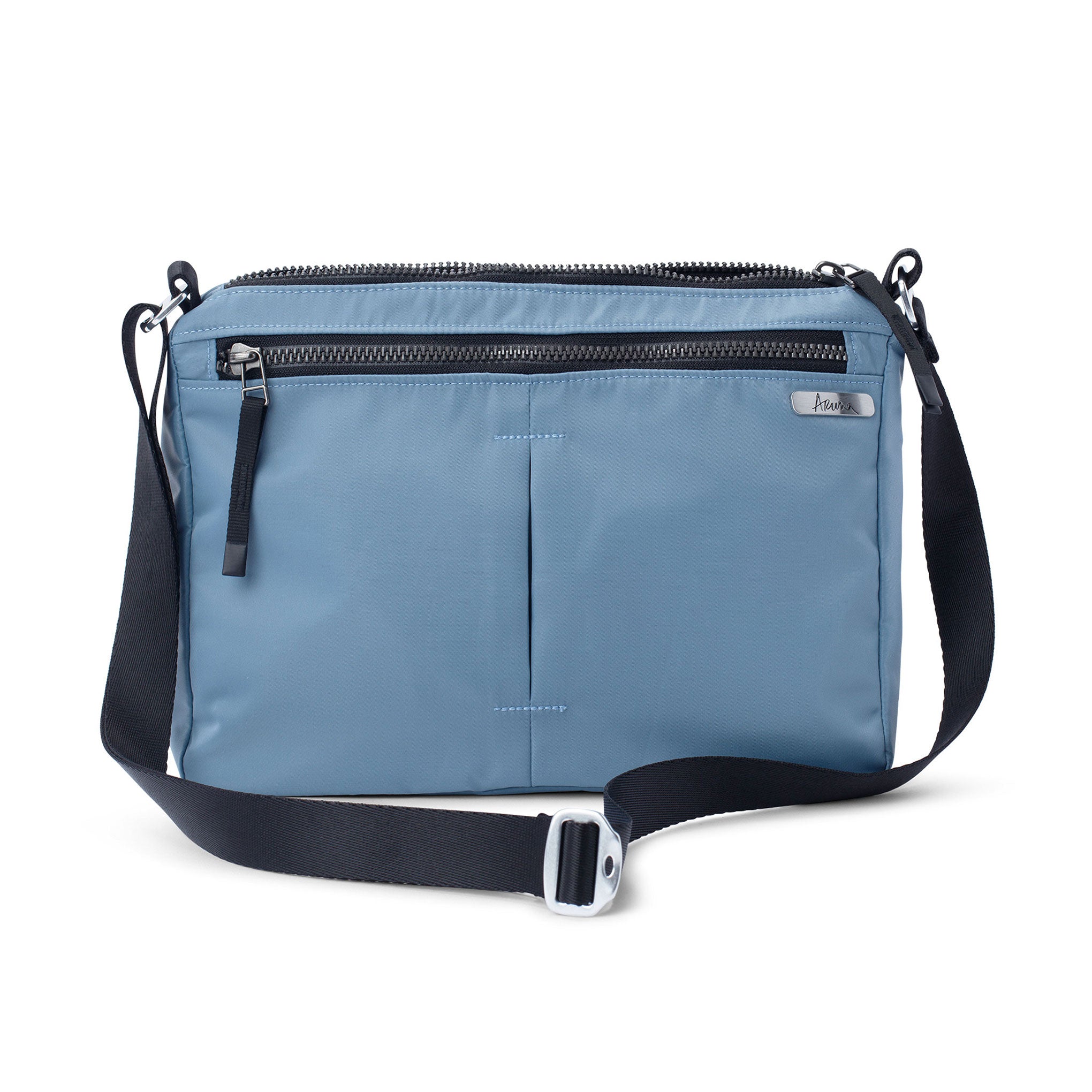 lightweight nylon crossbody bag #slate_blue