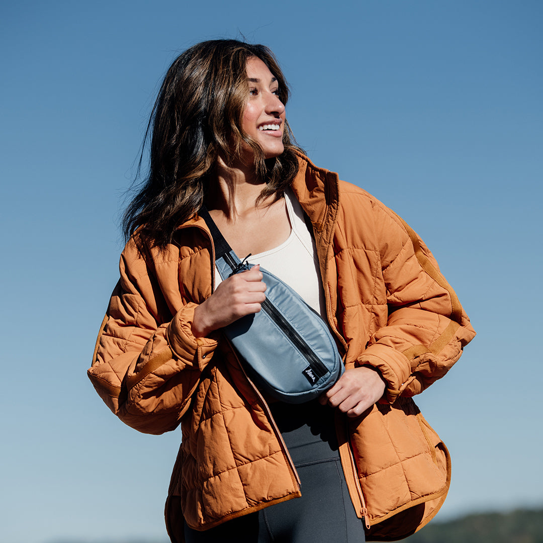 Soniya Belt Bag | Recycled Ripstop Fanny Pack, Sling Bag