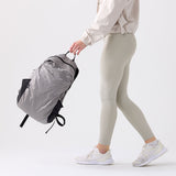 swathi backpack packable ultra thin mesh fabric ripstop gray #gray