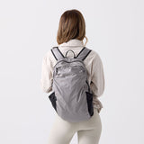 swathi backpack packable ultra thin mesh fabric ripstop gray #gray