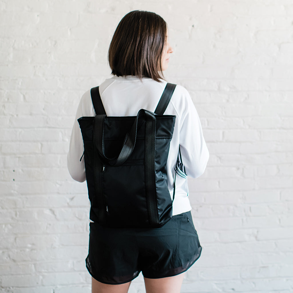 'Almost Perfect' Bharti Backpack Tote  #black