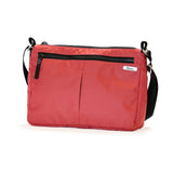 shree women crossbody nylon bag poppy red aruna #poppy_red