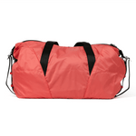 aruna red duffel bag nylon gym yoga #poppy_red
