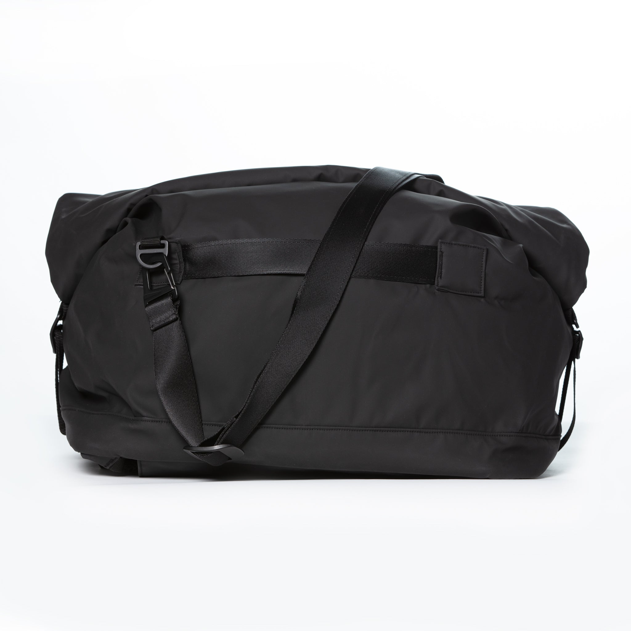 roll top bag duffel backpack water repellent black #matte_black