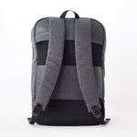 large backpack bag water-repellent recycled fabric laptop #charcoal