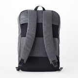 large backpack bag water-repellent recycled fabric laptop #charcoal