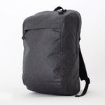 large backpack bag water-repellent recycled fabric laptop #charcoal