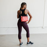 shree women crossbody nylon bag poppy red aruna #poppy_red